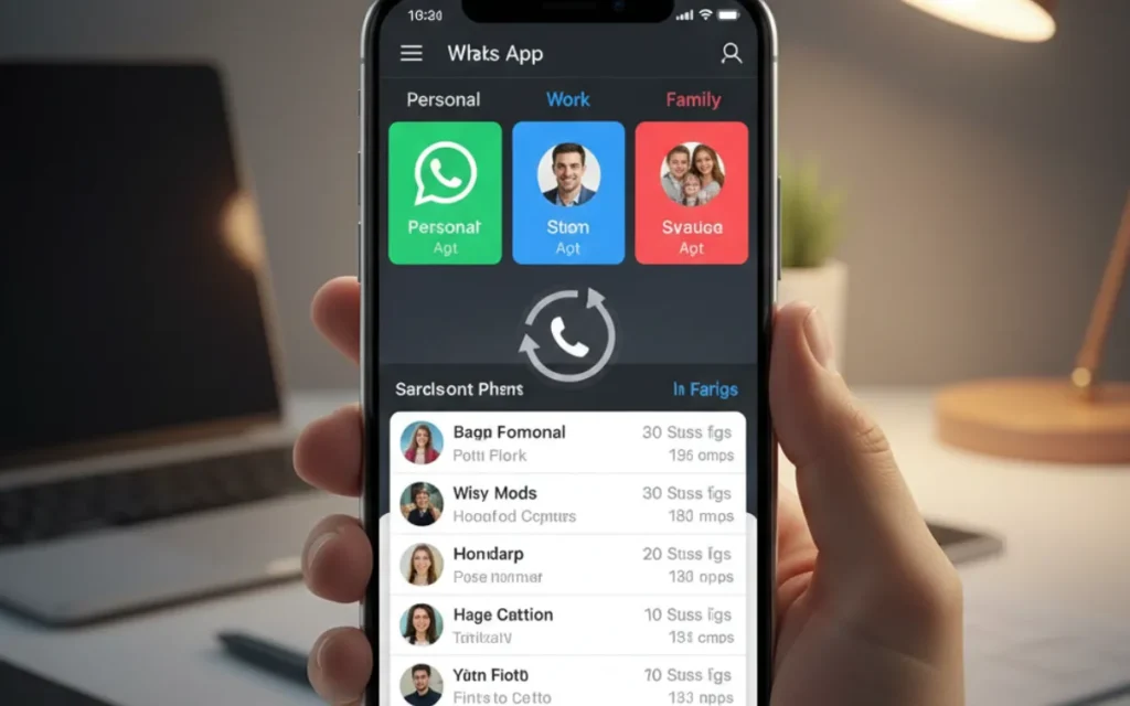 WhatsApp multiple accounts feature