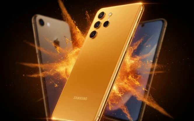 Samsung saffron color phone