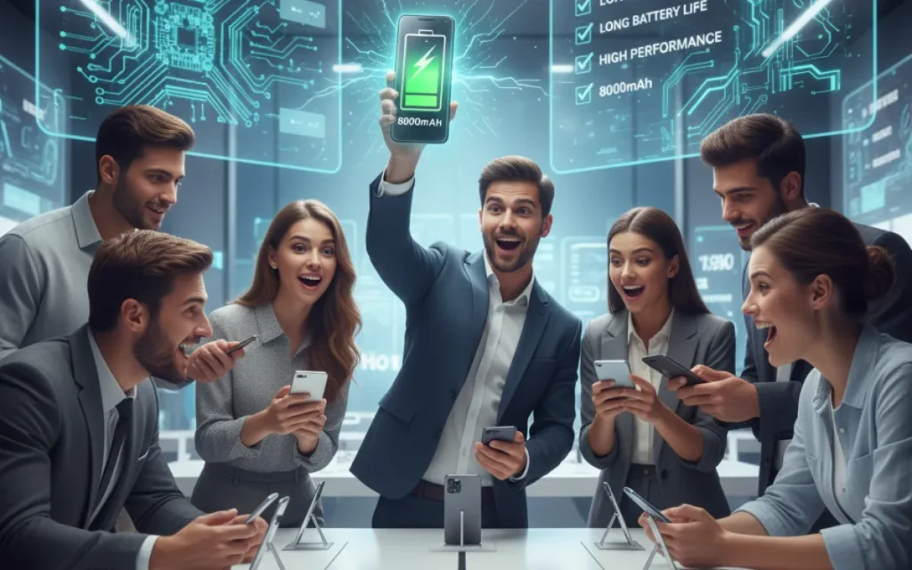 8000mAh Battery Phone