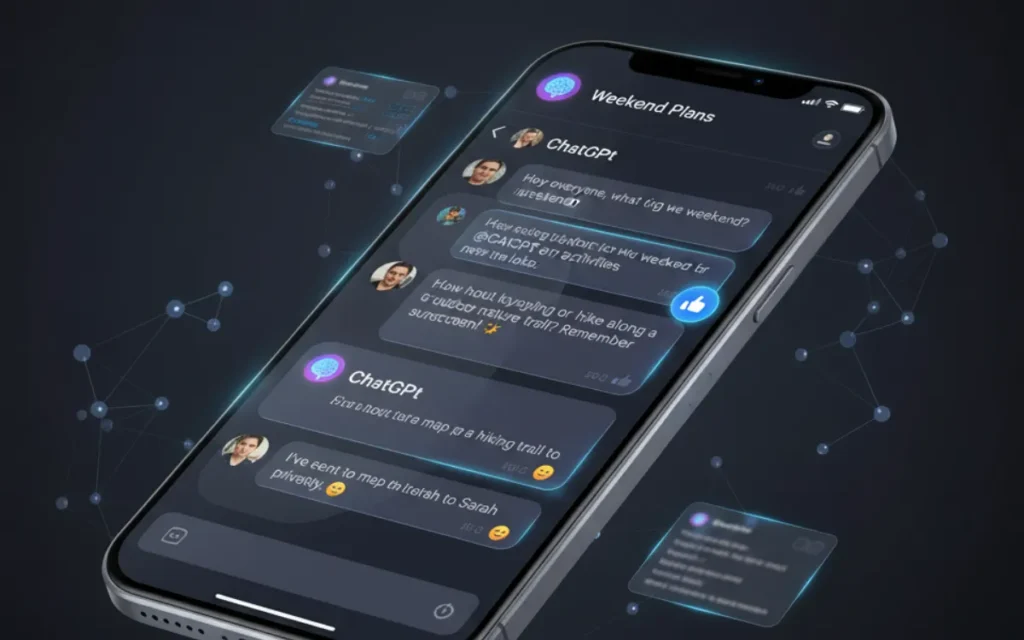 ChatGPT Group Chat feature