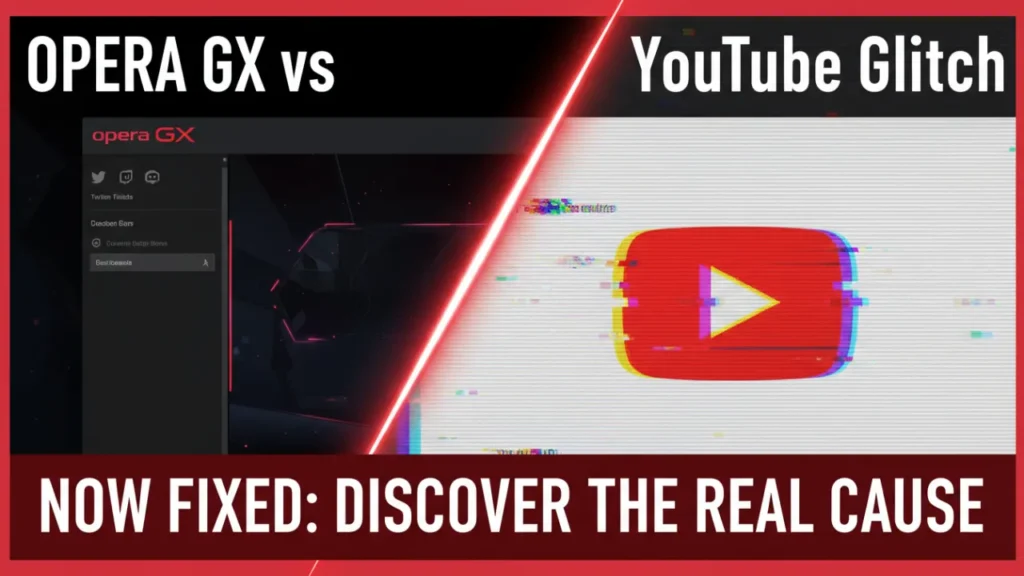 Opera GX vs YouTube Glitch