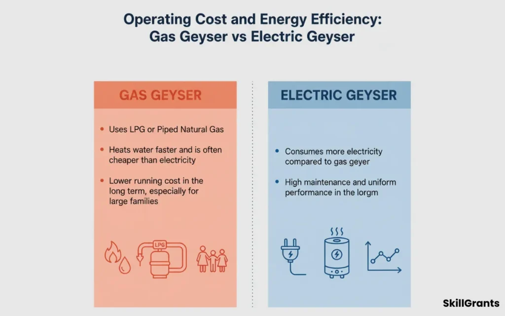 Gas vs Electric Geyser