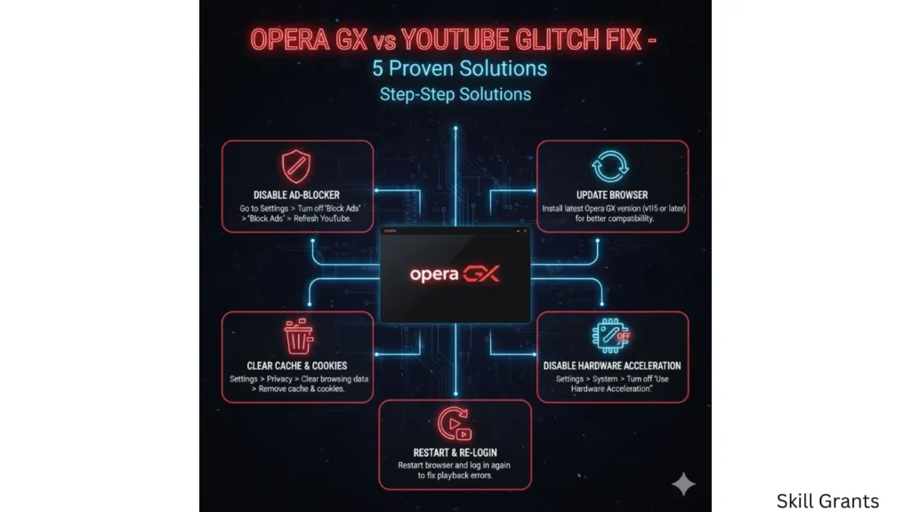 Opera GX vs YouTube Glitch