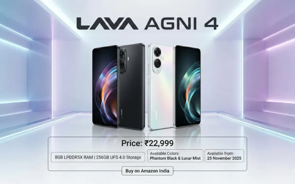 Lava Agni 4 smartphone