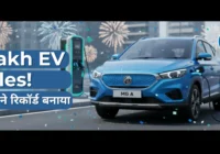 MG electric car in India
