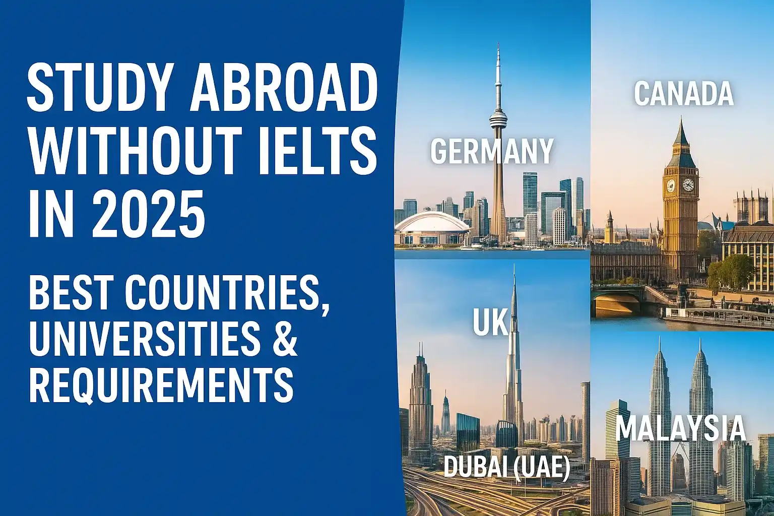 Study Abroad Without IELTS