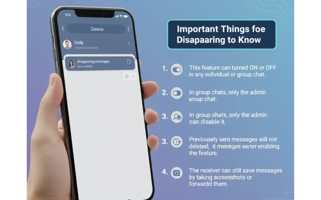 WhatsApp disappearing messages