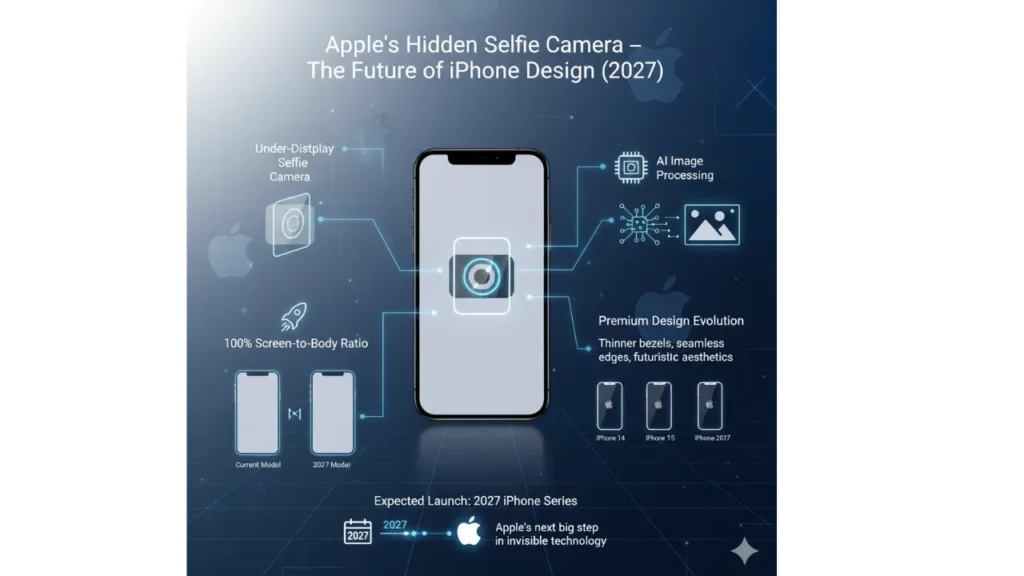 Apple लाएगा Hidden Selfie Camera Technology