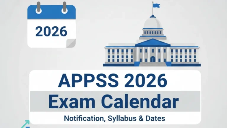 APPSC 2026 Exam Calendar 21 भर्तियों की पूरी schedule लिस्ट जारी