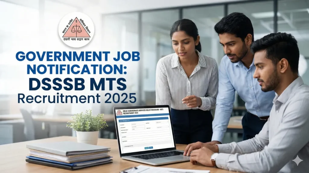 DSSSB MTS Recruitment