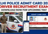 Delhi Police Admit Card
