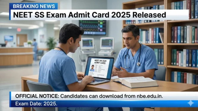 NEET SS Exam Admit Card