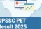 UPSSSC PET Exam