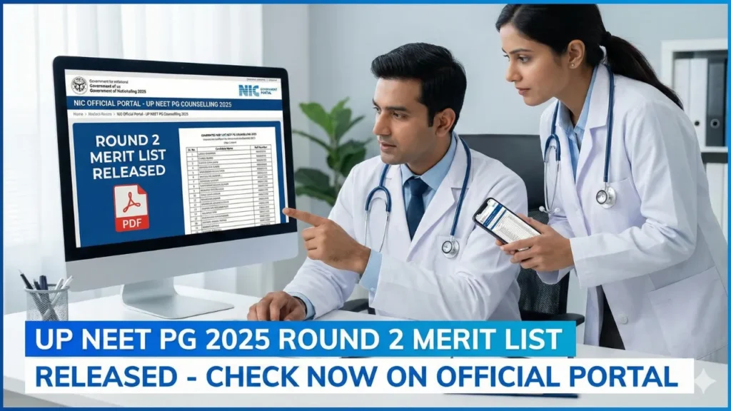 UP NEET PG Round 2 Merit List