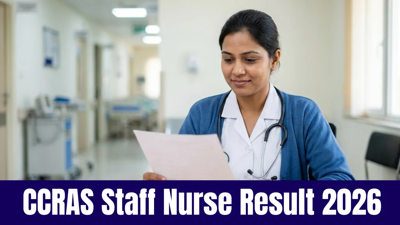 CCRAS Staff Nurse Result 2026