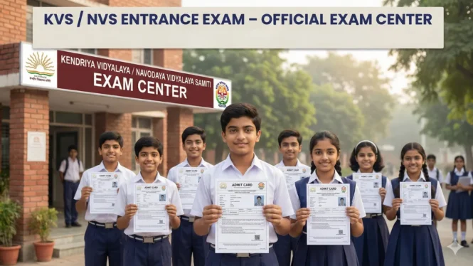 KVS NVS Admit Card