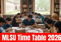 MLSU Time Table