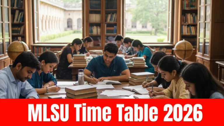 MLSU Time Table