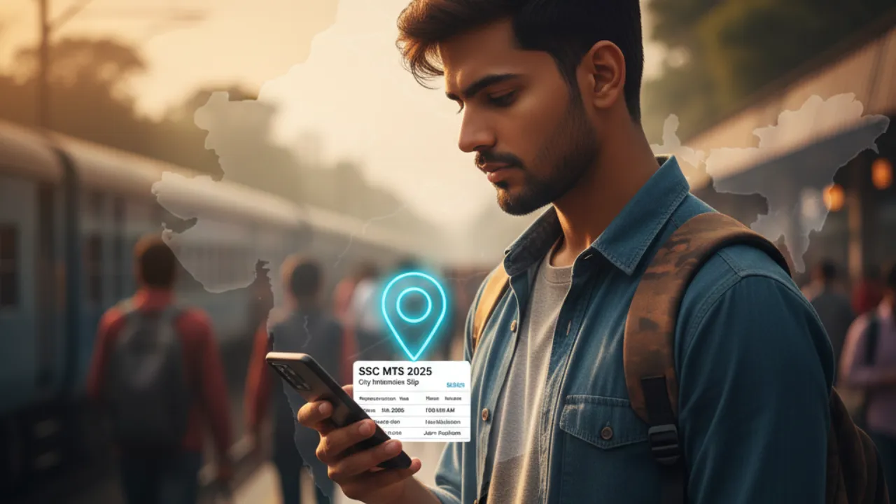 SSC MTS City Intimation Slip