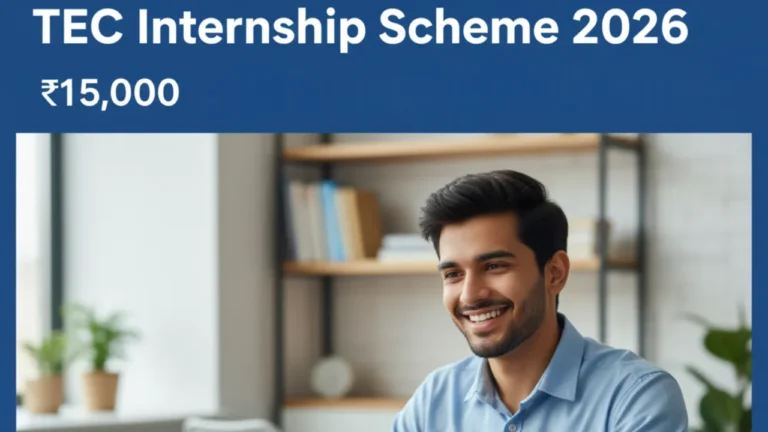 TEC Internship Scheme 2026 पाएं ₹15,000 with Certificate