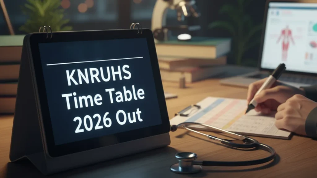 KNRUHS Time Table