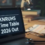 KNRUHS Time Table