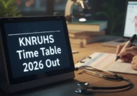 KNRUHS Time Table